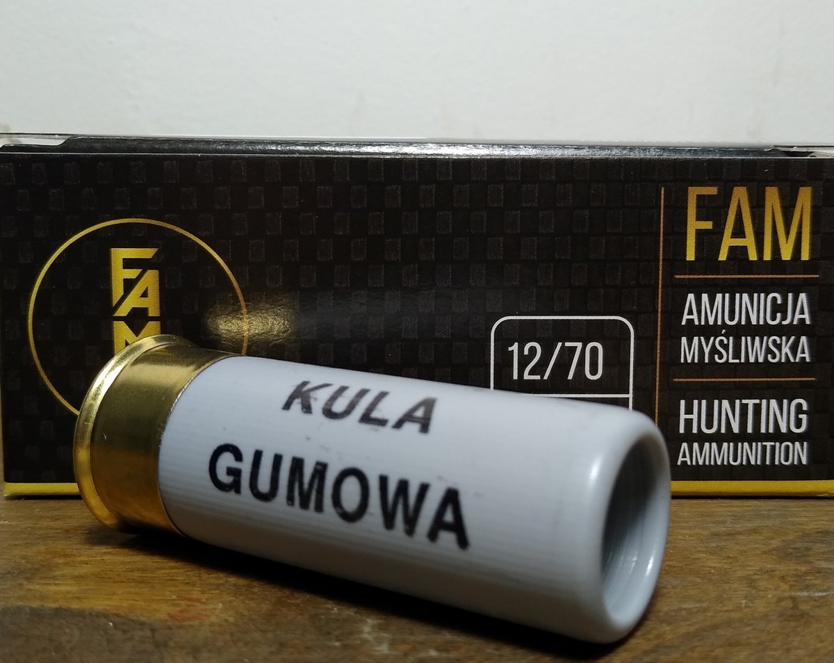 Kula gumowa kal. 12/70