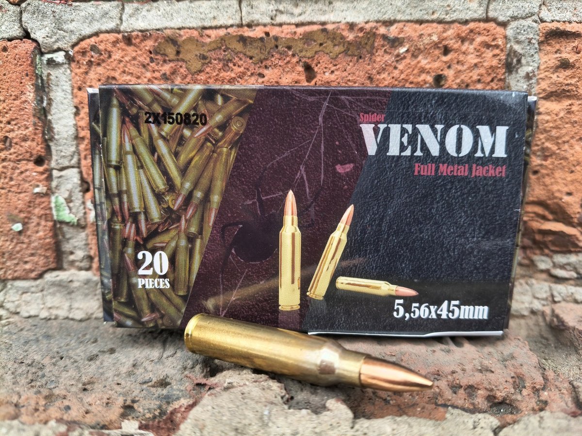 Venom 5,56x45mm/.223 Rem 55gr przy tysiącu cena 1,90!
