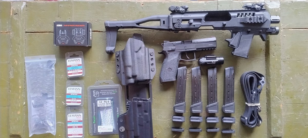 CZ P-09 kal. 9x19 plus konwersja Roni plus mnóstwo akcesoriów - KOMIS - NOWA CENA