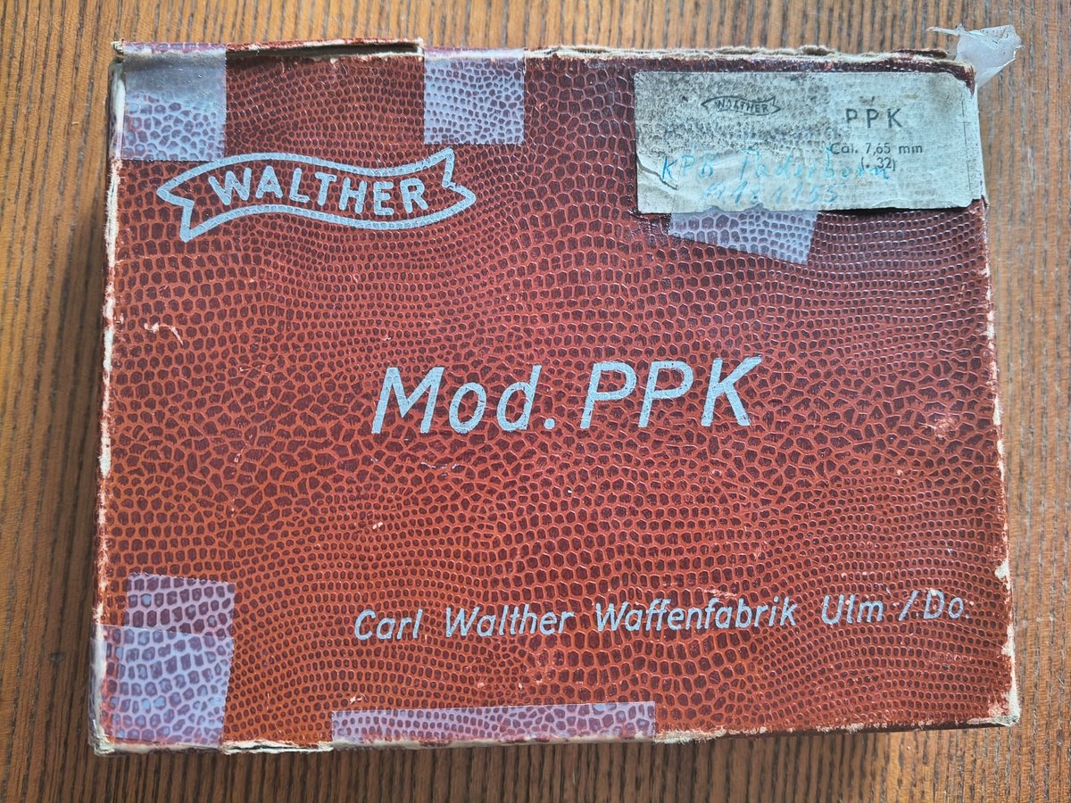 Walther PPK 7,65 Browning 1965, zgodne pudełko