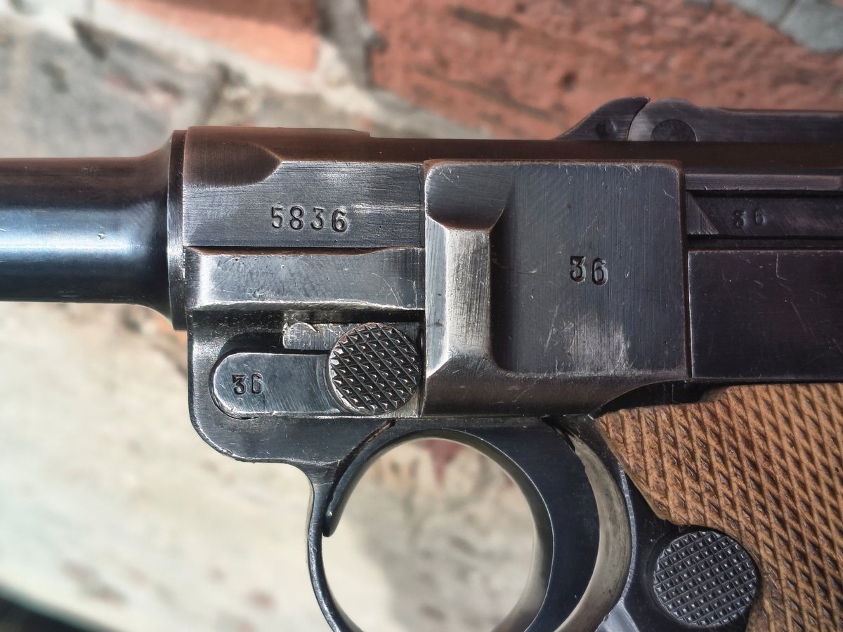 Luger P08 kal. 9x19 Mauser S/42 1937r 5836/7936a
