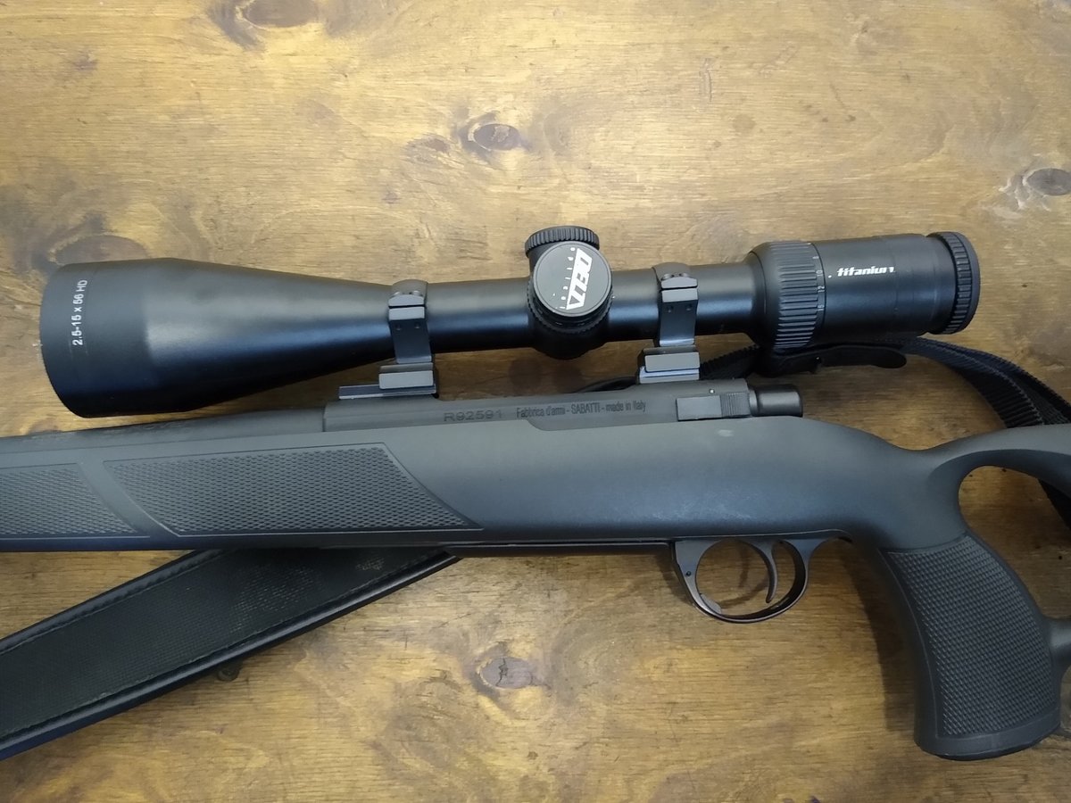 Sztucer Sabatti Rover Thumbhole ST. kal. 8x57JS z lunetą Delta Optica Titanium 2,5x15x56 HD - rezerwacja
