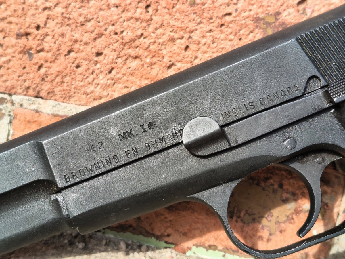 Browning HP No2 MkI* kal. 9x19 Inglis Canada 1945r