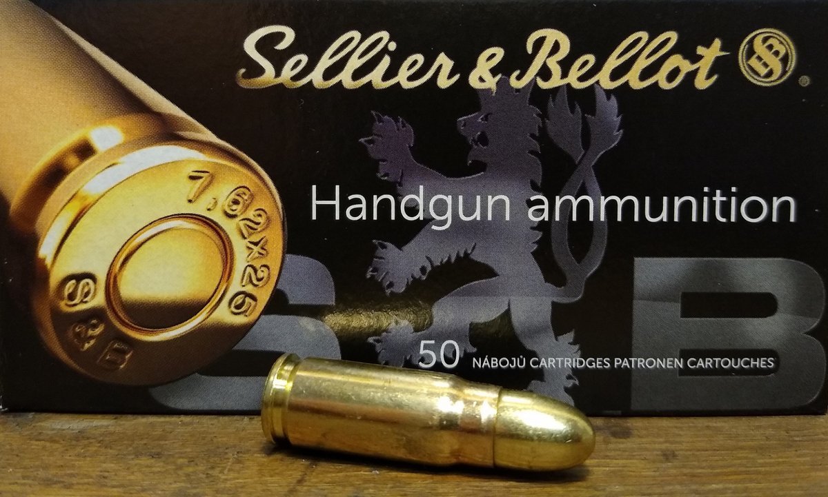 7,62x25 TT FMJ S&B