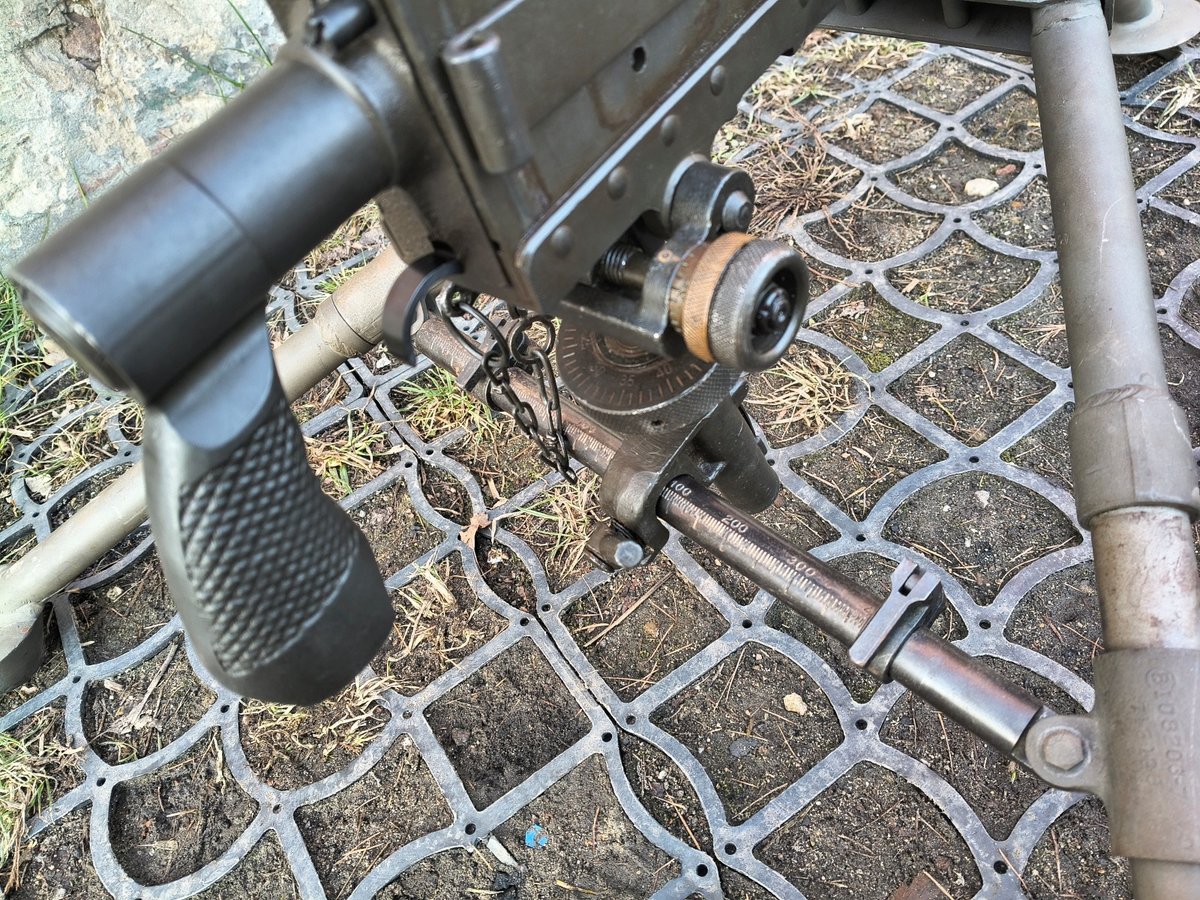 Browning M1919A4 1943/1944r z lawetą M2 - PROMOCJA PANI Z EWIDENCJI (BYŁO 35.000)