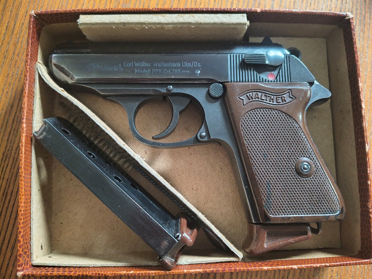 Walther PPK 7,65 Browning 1965, zgodne pudełko