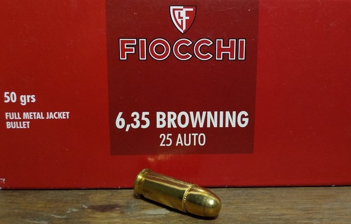 6,35 Browning (.25 AUTO) FMJ FIOCCHI