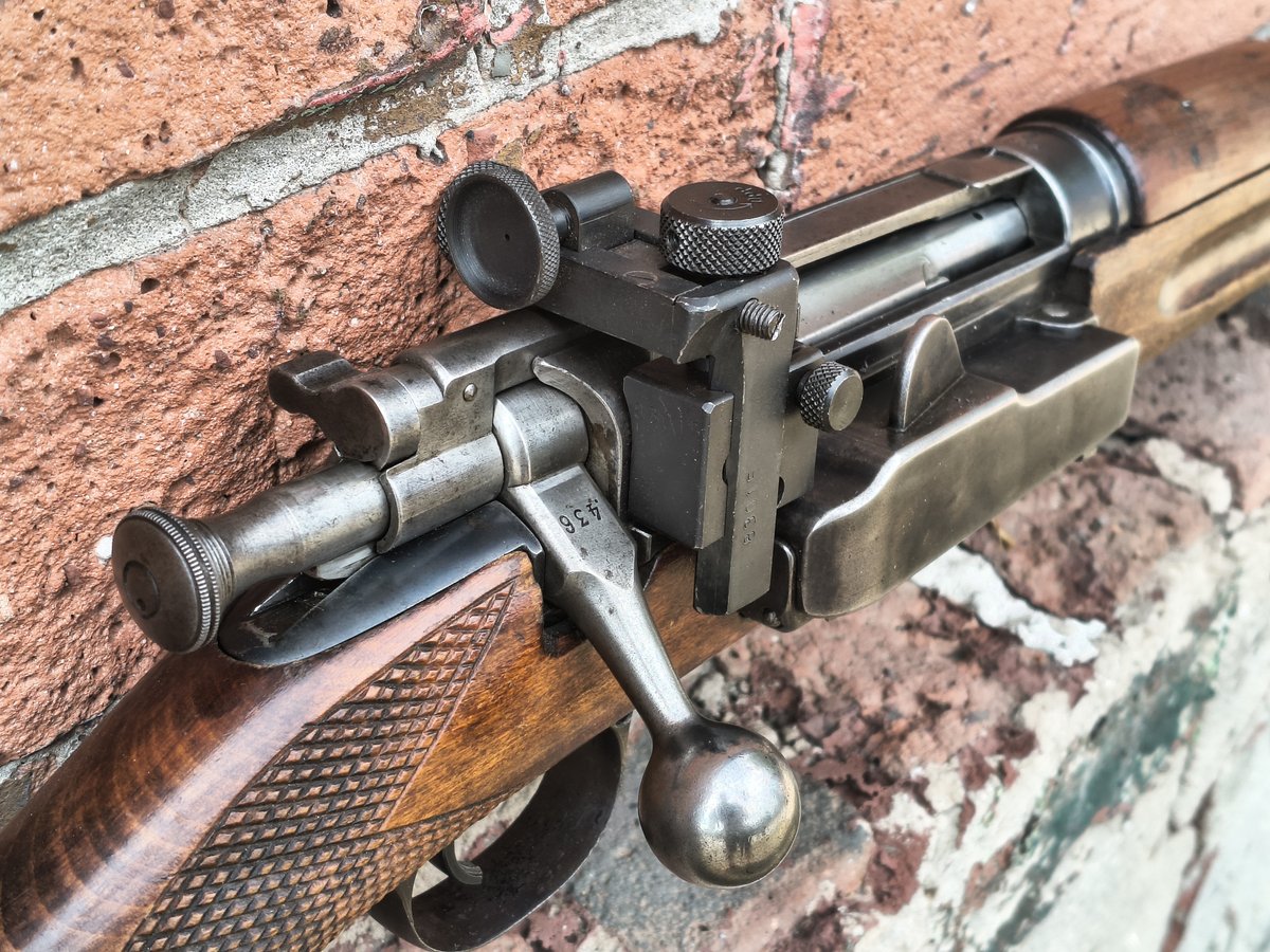 Krag-Jorgensen M94 kal. 6,5x55mm z diopterem