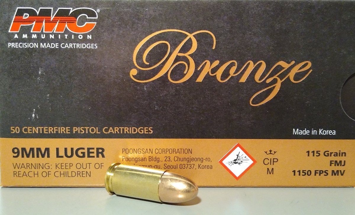 9x19 Luger PMC FMJ