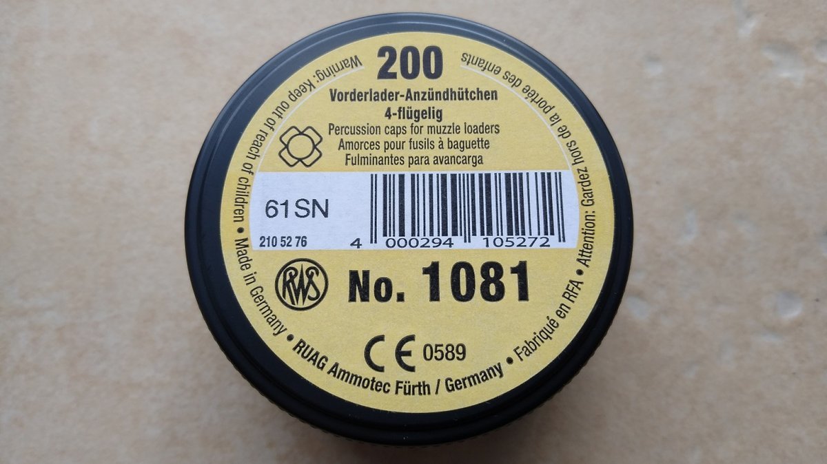 Kapiszony RWS 6 mm 1081 200szt.