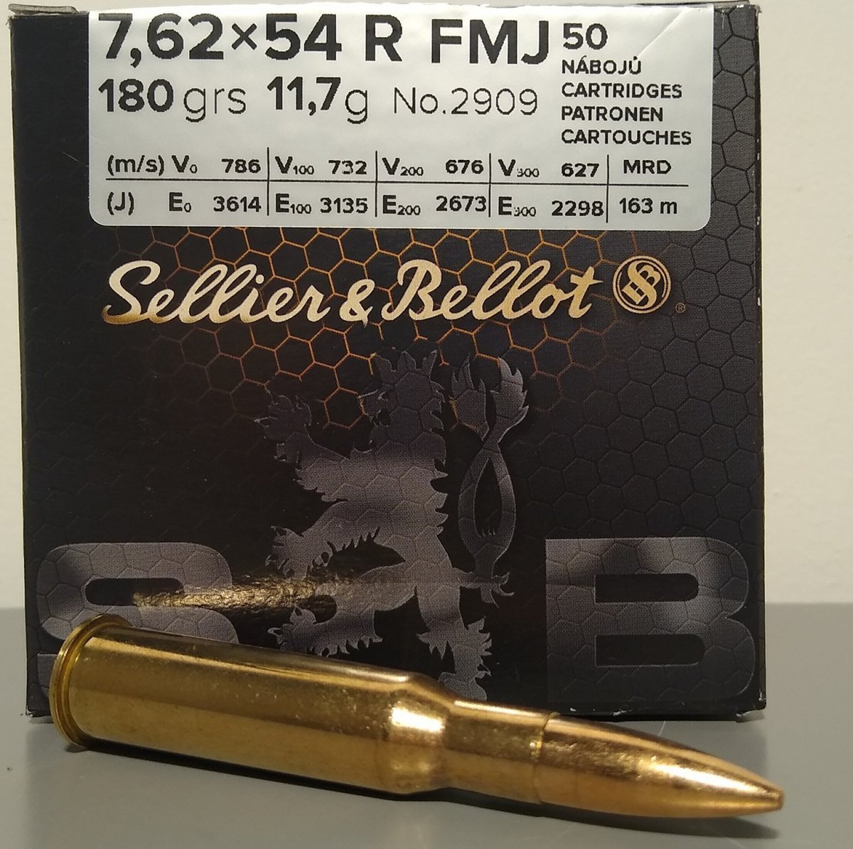 7,62x54R FMJ S&B