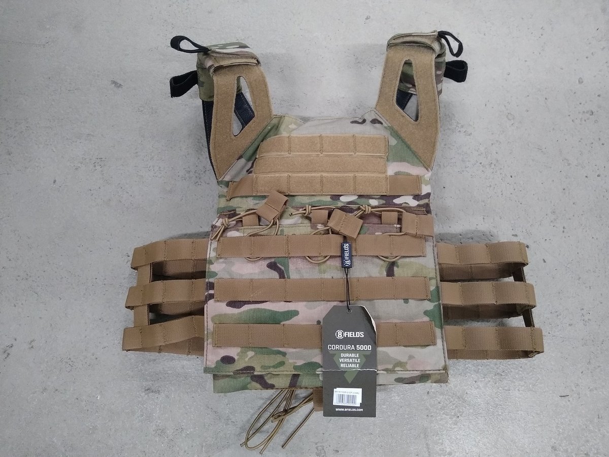 Plate Carier Cordura Molle plus wkłady klasa odp. NIJ III+