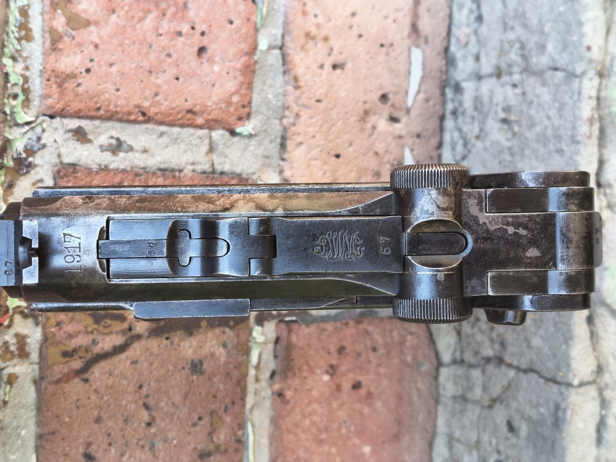 Luger P08 Lange (Artillerie) 9x19 DWM 1917 zgodny - KOMIS