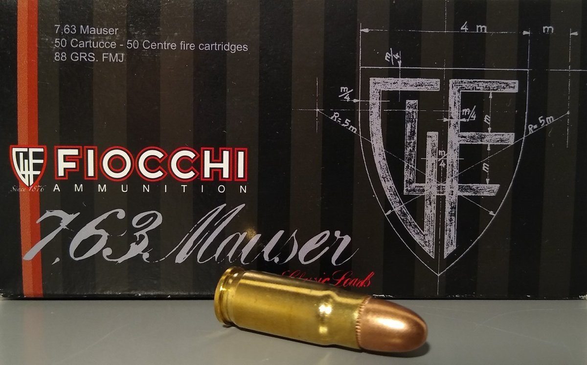 7,63 Mauser Fiocchi FMJ