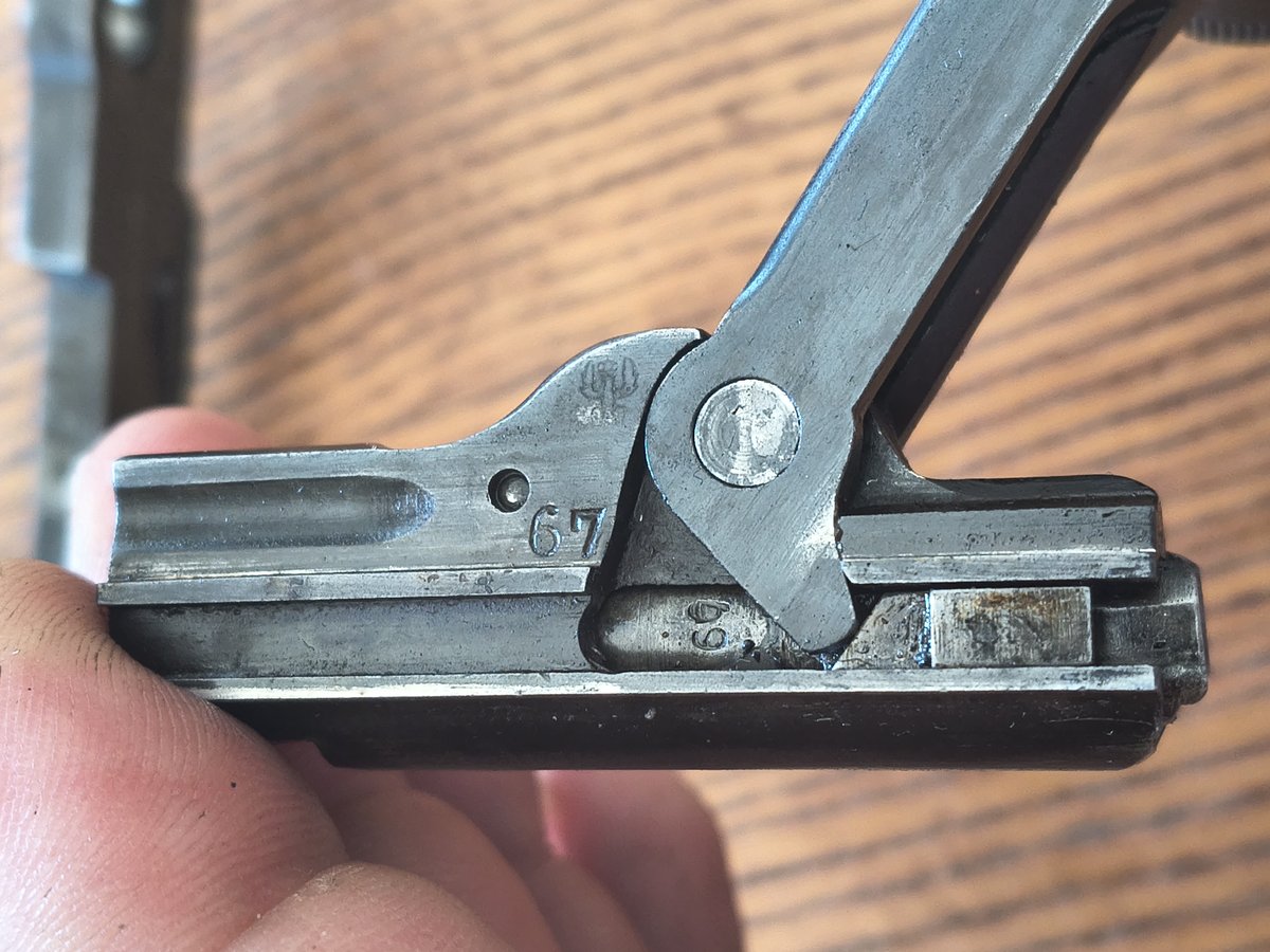 Luger P08 Lange (Artillerie) 9x19 DWM 1917 zgodny - KOMIS
