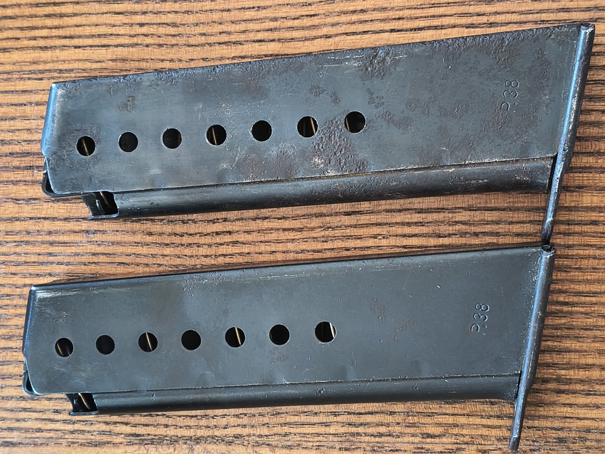 Walther P38 AC41 9x19 - 2 zgodne magazynki - KOMIS