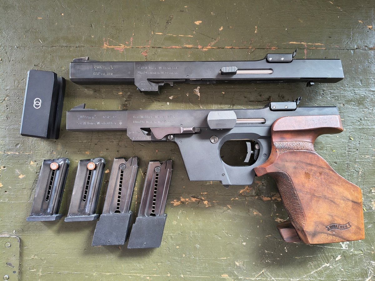 Walther GSP kal. 22LR + konwersja kal. 32 S&W - KOMIS